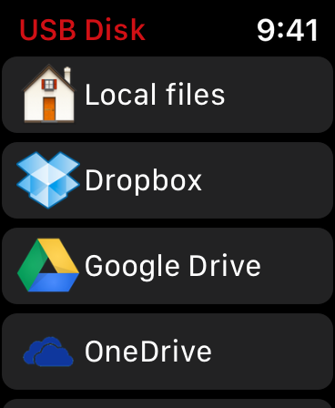 Google drive cheap apple watch