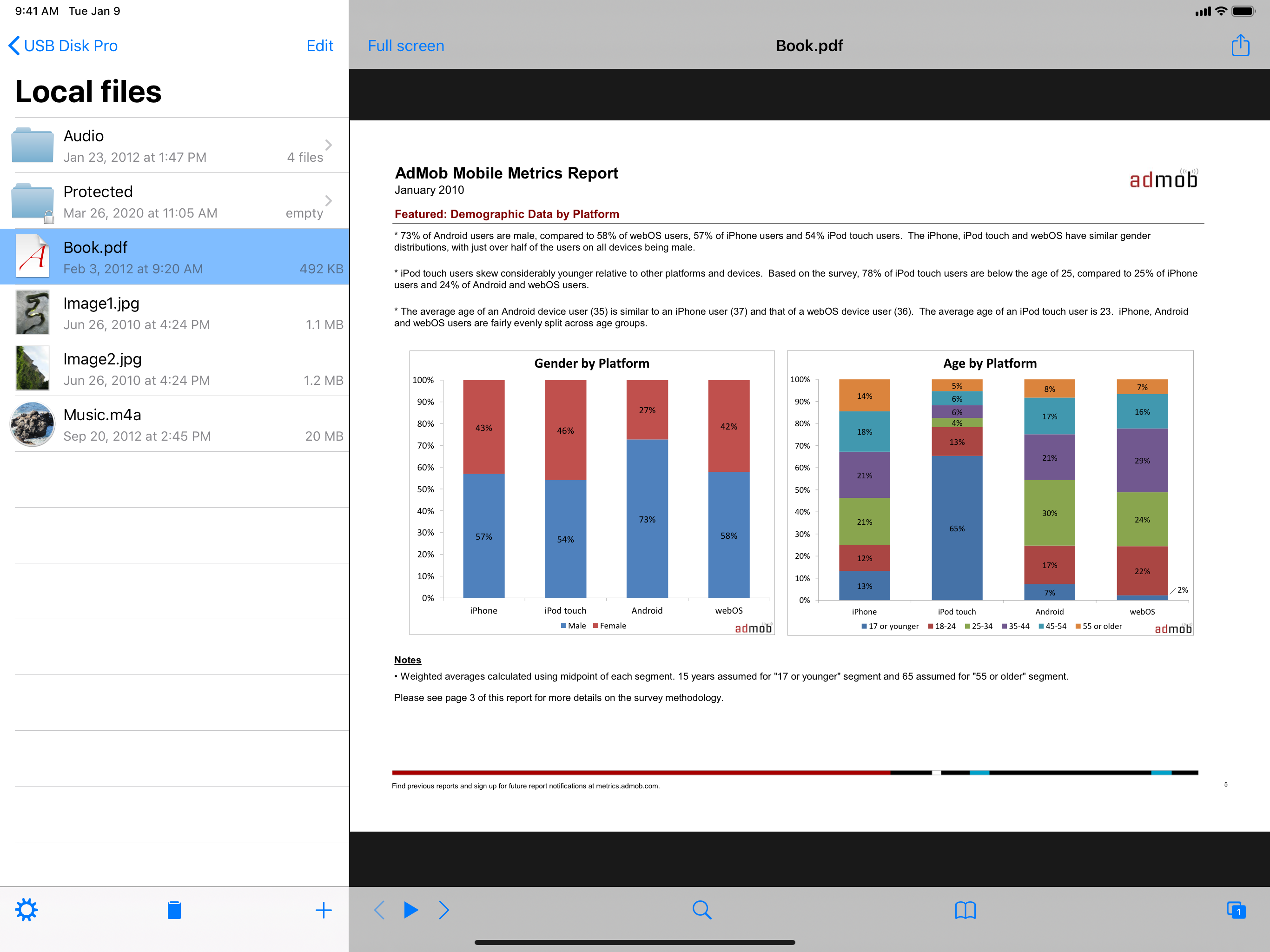 iusb pro app for iphone